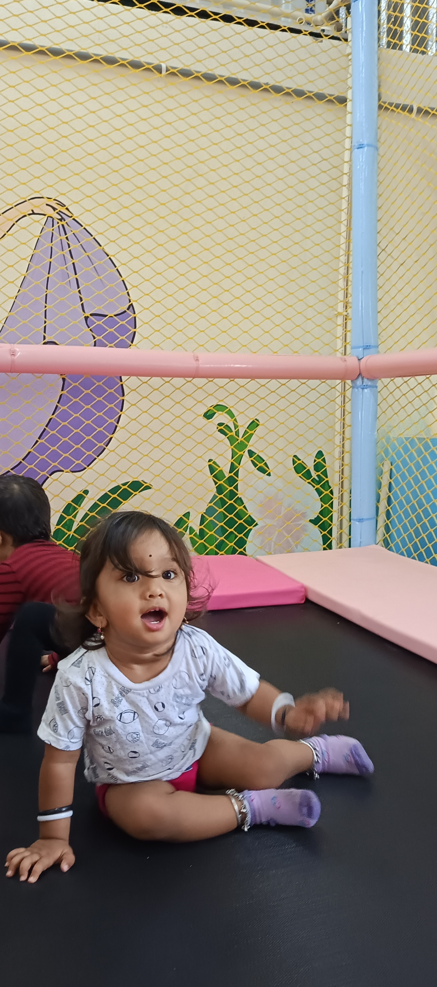 Children enjoying play activities together
