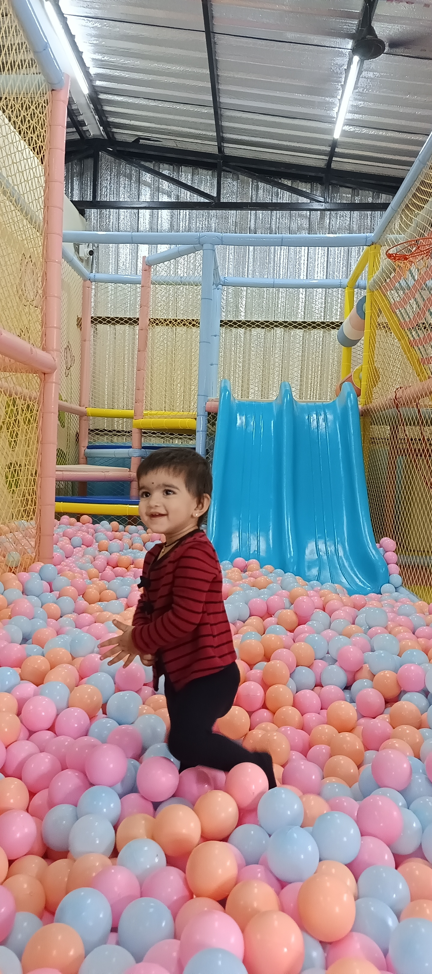 Super Kids Game Zone — Ball Pit & Giant Slide Arena